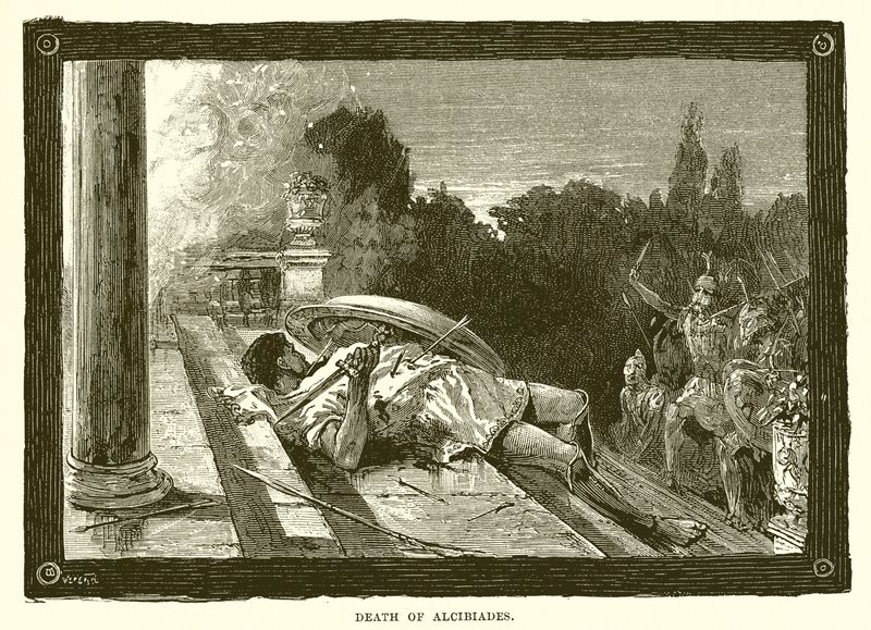 La morte di Alcibiade da English School
