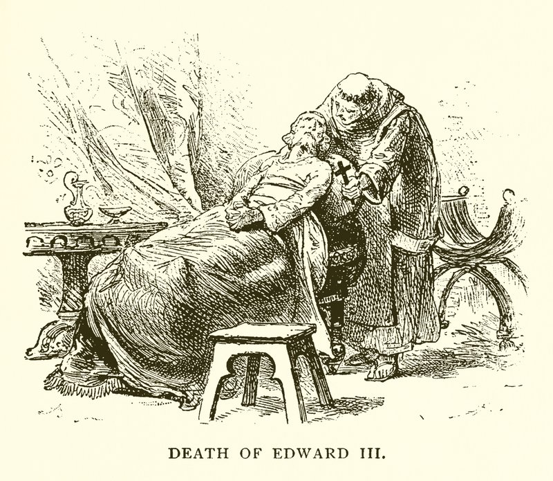 Morte di Edoardo III da English School