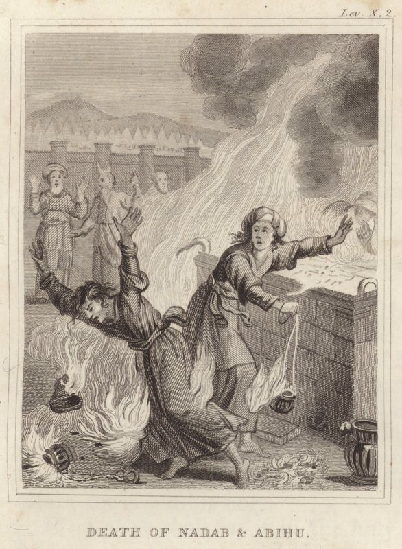 Morte di Nadab e Abiu da English School