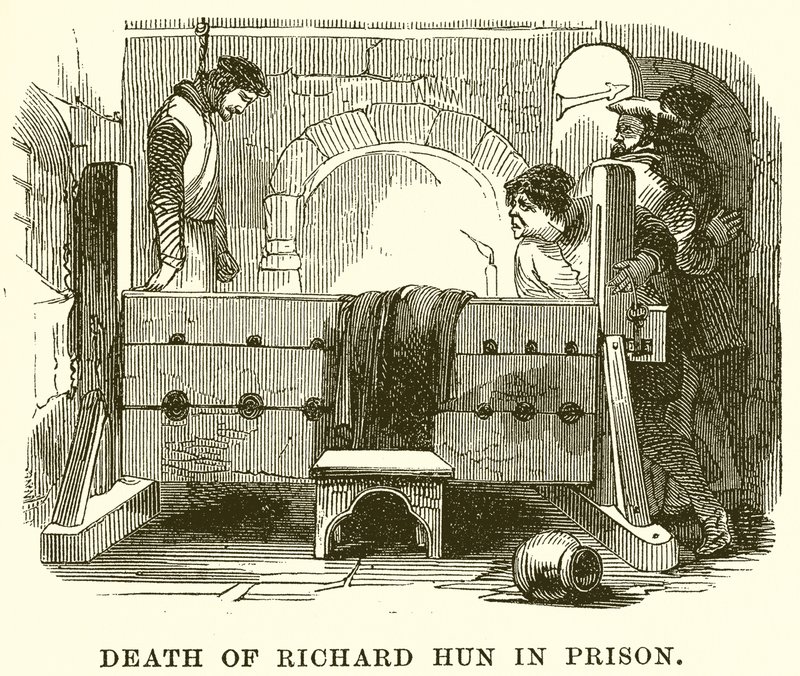 Morte di Richard Hun in prigione da English School