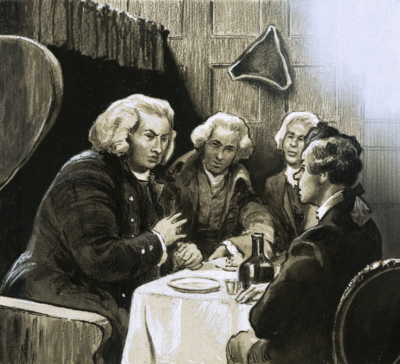 Il dottor Johnson a cena da English School