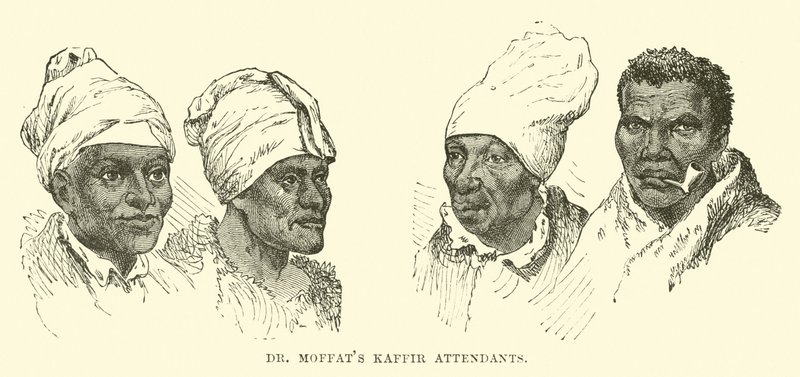 Assistenti Kaffir del Dr. Moffat da English School