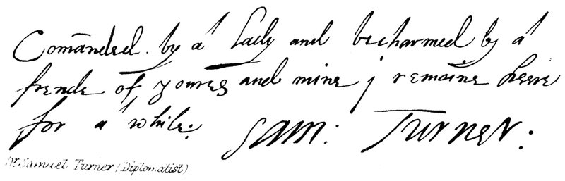 Dr Samuel Turner (Diplomatico) da English School