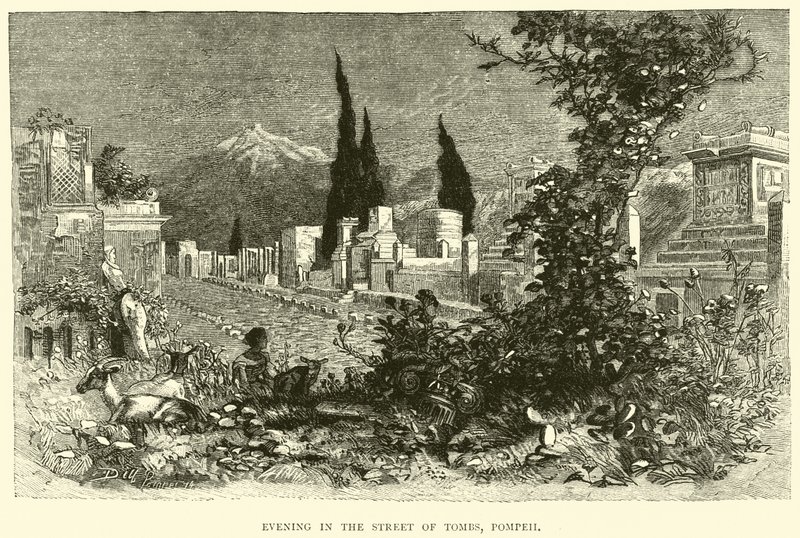 Sera nella Strada delle Tombe, Pompei da English School