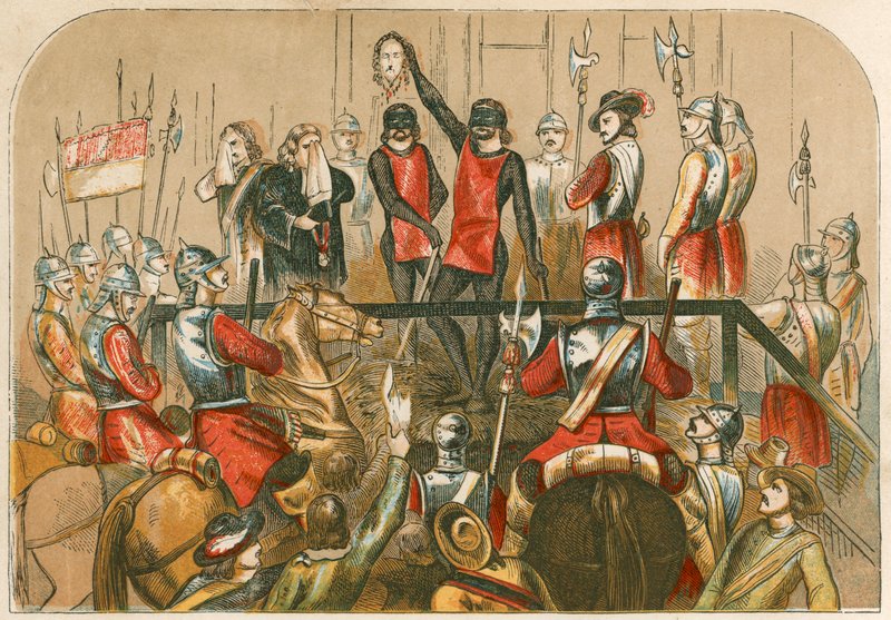 Esecuzione di Carlo I da English School