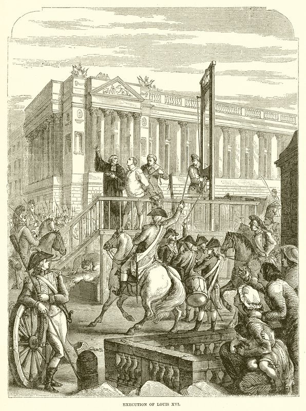 Esecuzione di Luigi XVI da English School