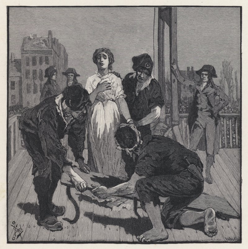 Esecuzione di Maria Antonietta da English School