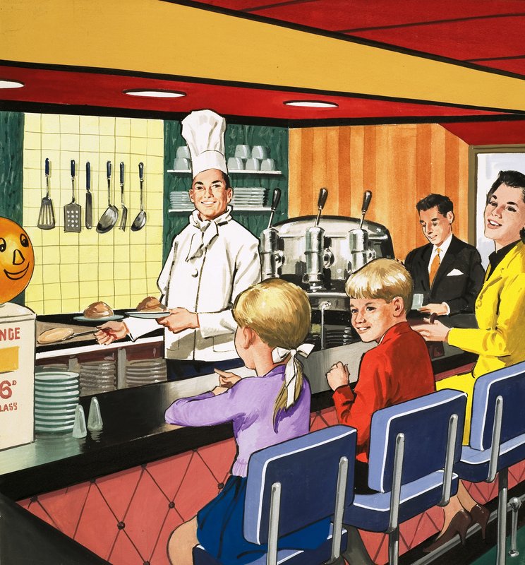Cuoco di fast food da English School
