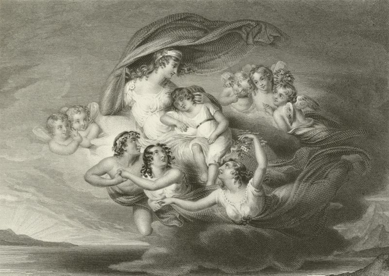 Fuga di Venere con Ascanio da English School