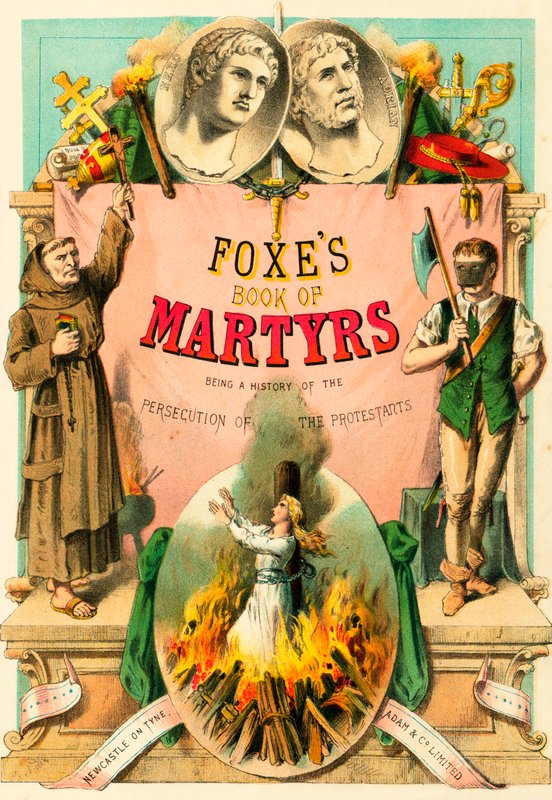 Libro dei Martiri di Foxe: Pagina del titolo da English School
