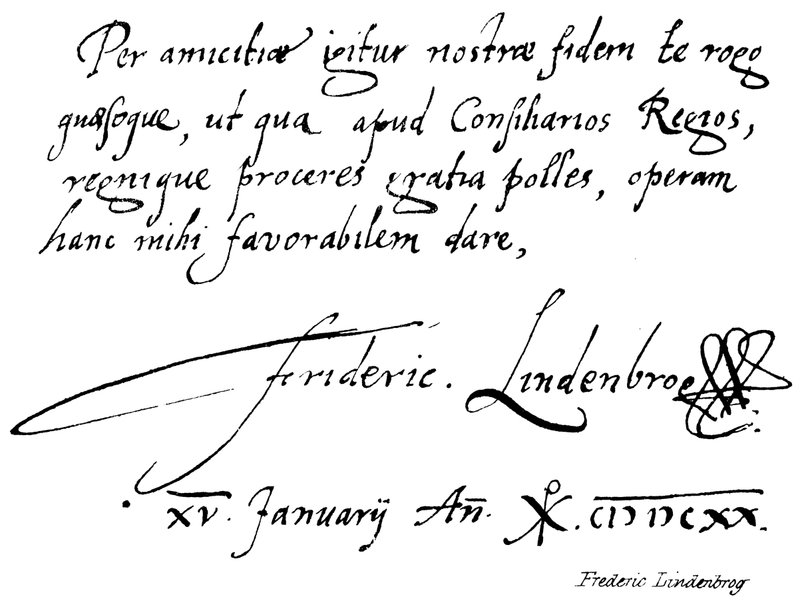 Frederic Lindenbrog da English School