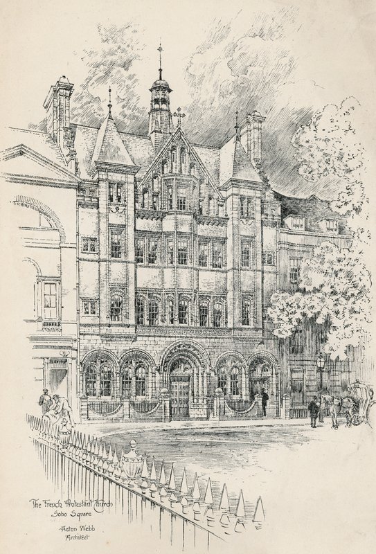 Chiesa Protestante Francese, Soho Square da English School