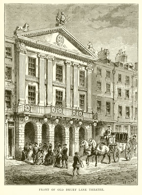 Facciata del Vecchio Teatro Drury Lane da English School