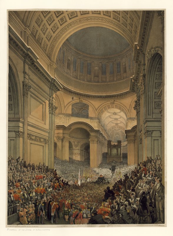 Funerale del Duca di Wellington da English School