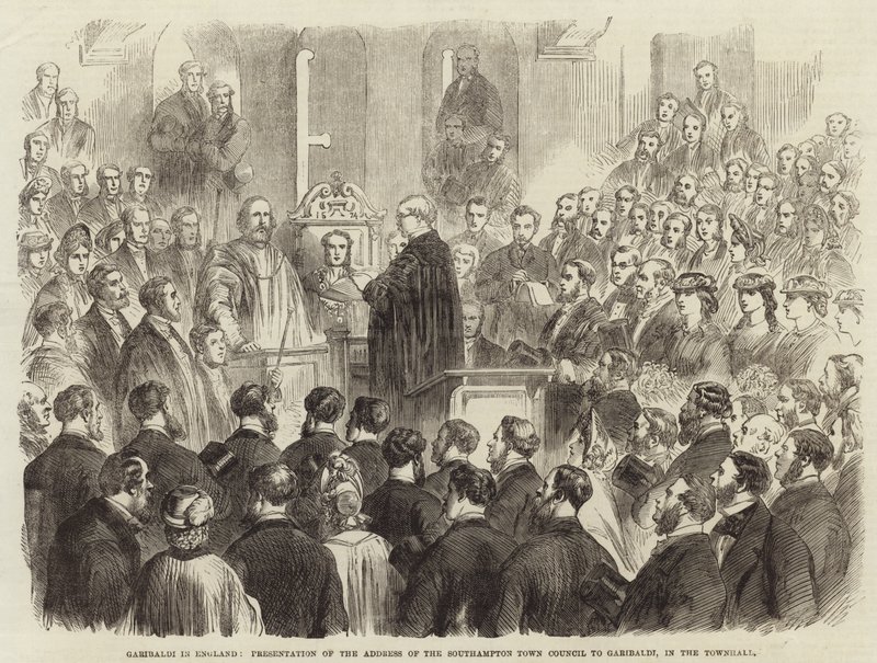 Garibaldi in Inghilterra da English School