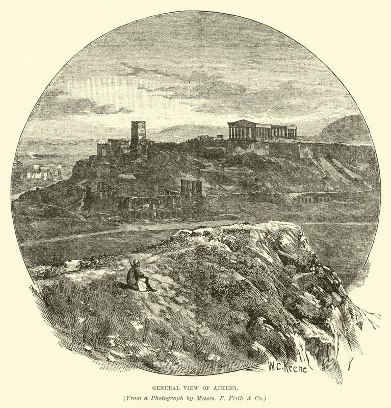 Veduta Generale di Atene da English School