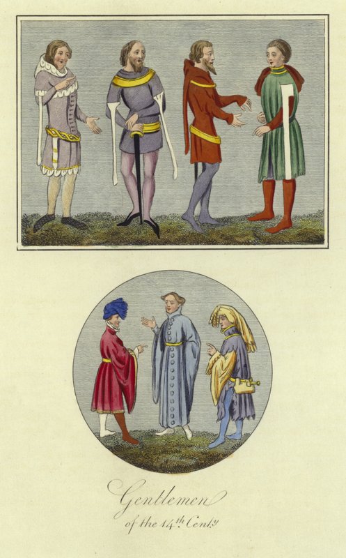Gentiluomini del XIV secolo da English School