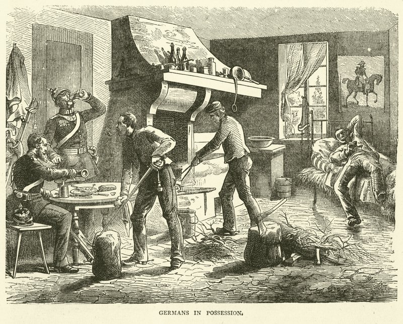 Tedeschi in possesso, settembre 1870 da English School