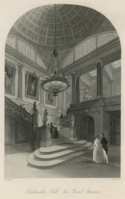 Goldsmiths Hall, la grande scala da English School