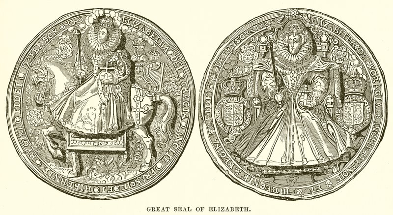 Grande sigillo di Elisabetta da English School