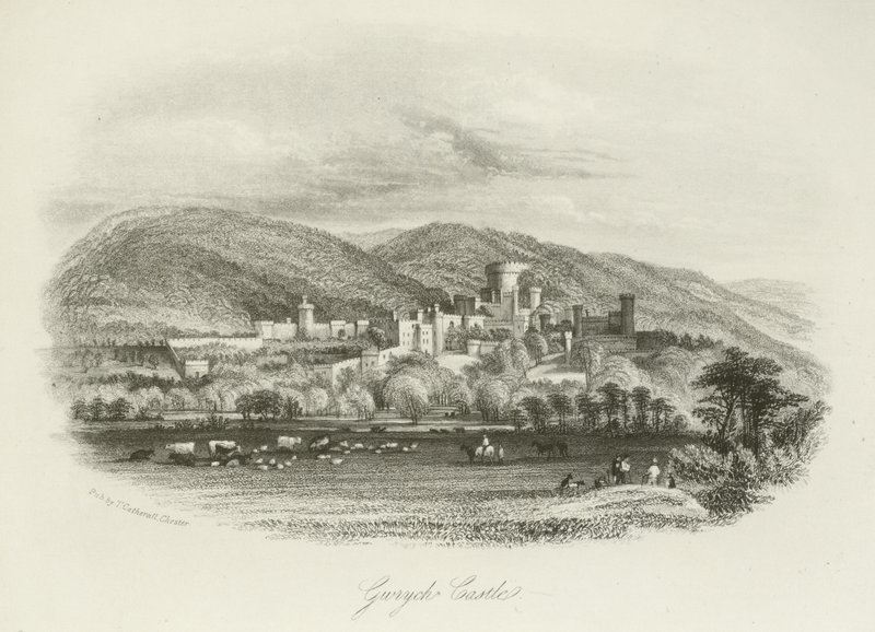 Castello di Gwrych, Abergele, Galles del Nord da English School