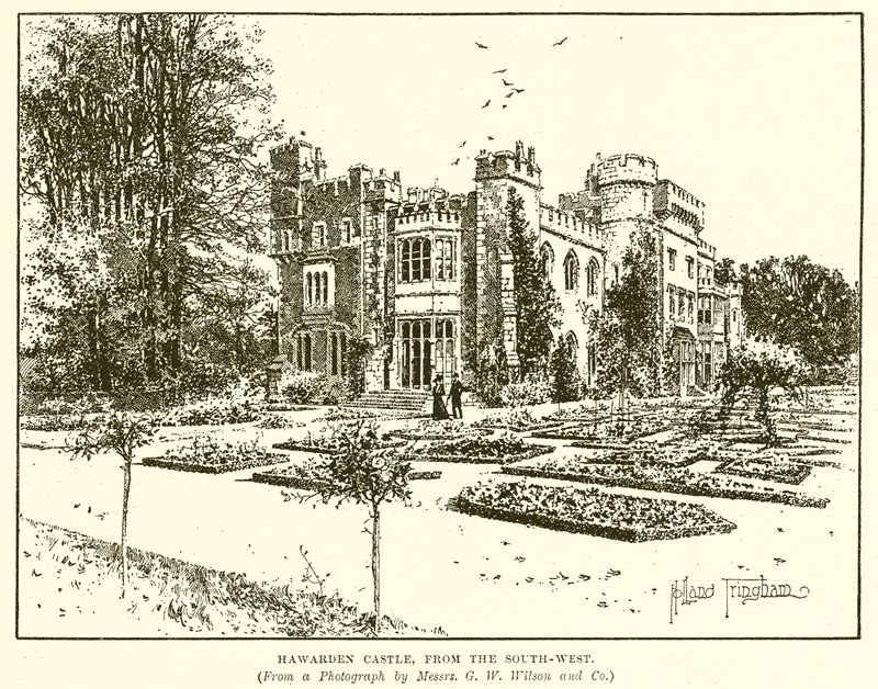 Castello di Haward, dal sud-ovest da English School