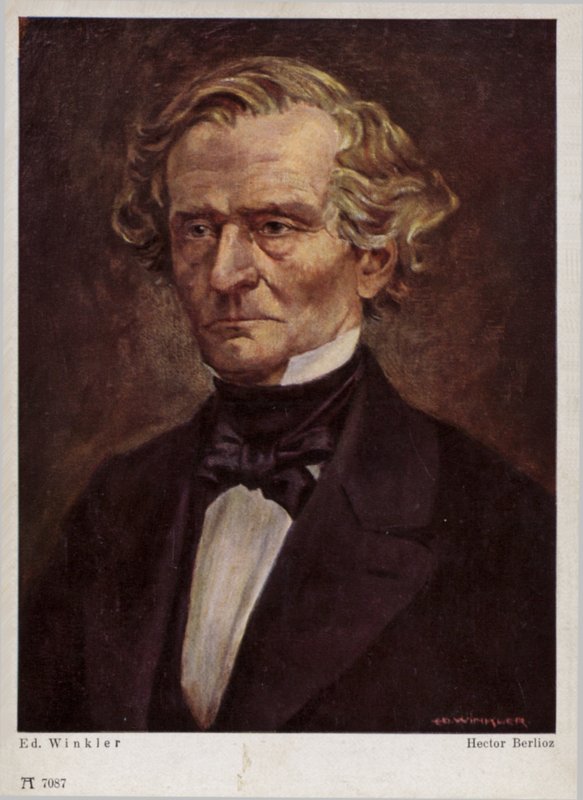 Hector Berlioz, compositore romantico francese (1803-1869) da English School