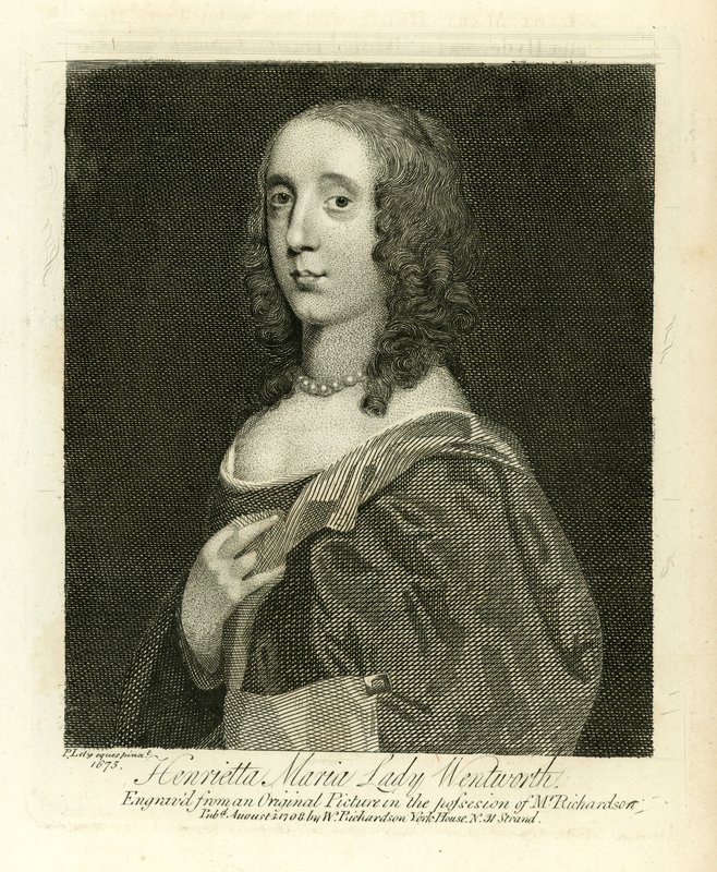 Henrietta Maria, Lady Wentworth da English School