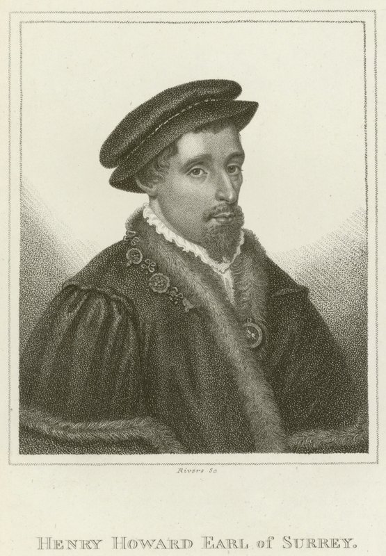 Henry Howard, Conte di Surrey (incisione) da English School
