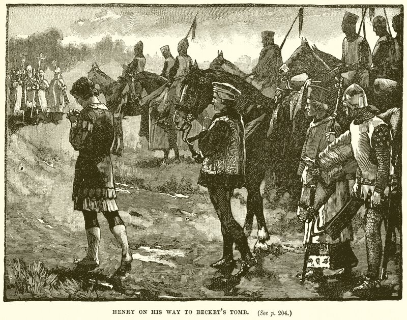 Enrico sulla strada per la tomba di Becket da English School