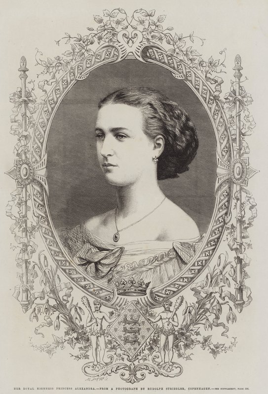 Sua Altezza Reale Principessa Alexandra (incisione) da English School