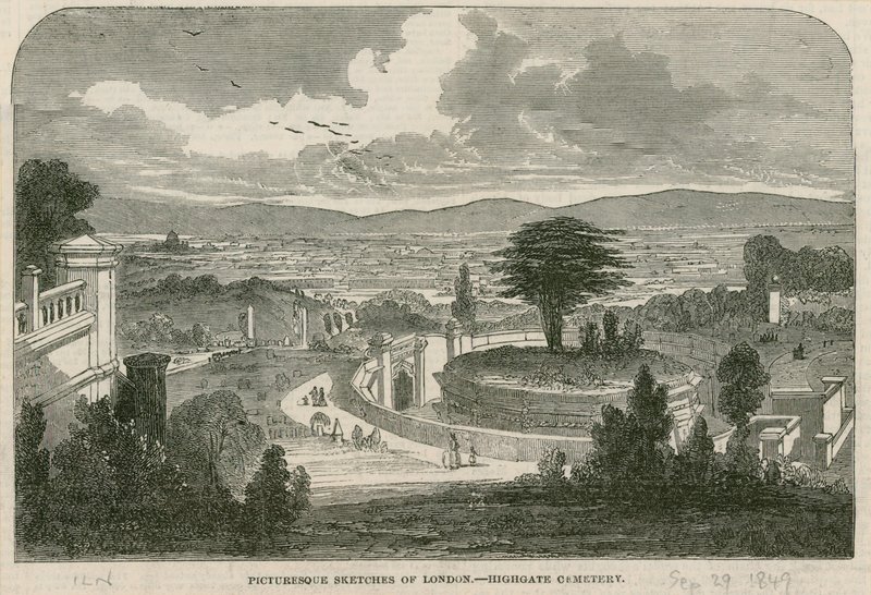 Cimitero di Highgate, Londra da English School