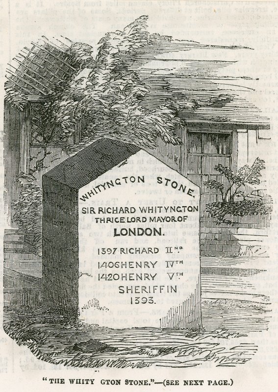 Highgate Hill, Whittington Stone da English School