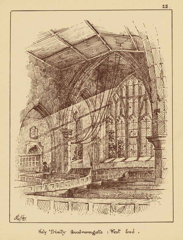 Santissima Trinità Goodramgate, West End da English School