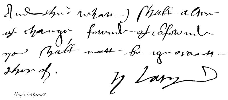 Hugh Latymer da English School