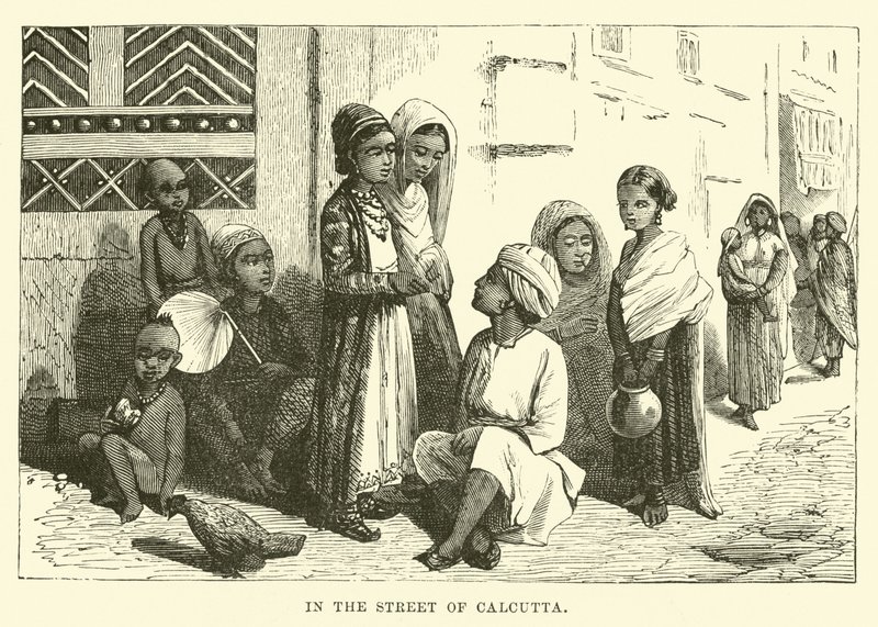 Nella strada di Calcutta da English School