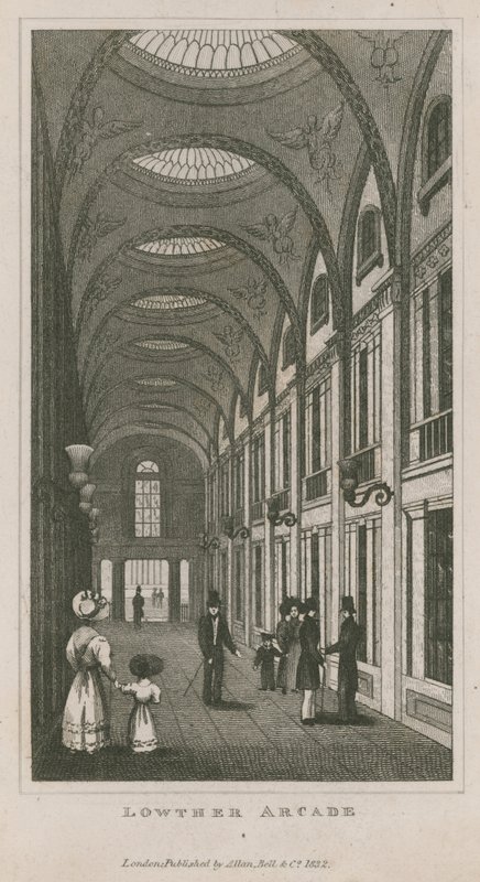 Interno di Lowther Arcade da English School