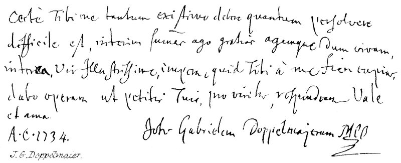 J G Doppelmaier da English School