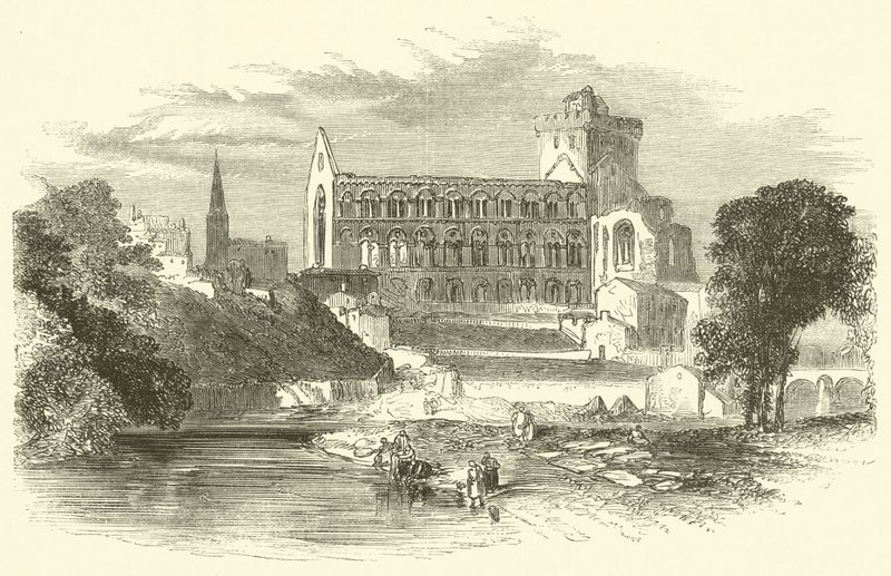 Abbazia di Jedburgh da English School