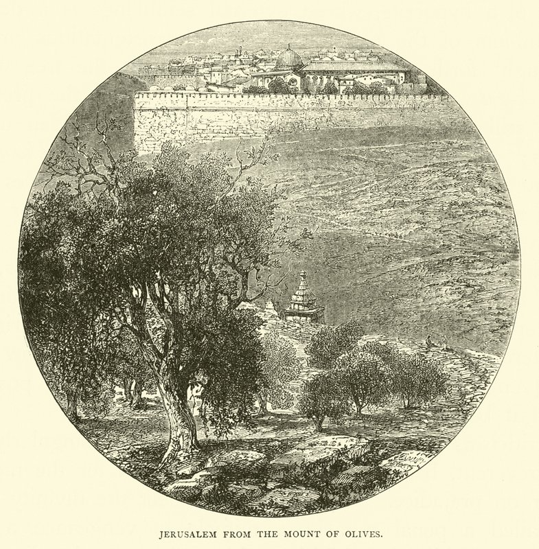 Gerusalemme dal Monte degli Ulivi da English School