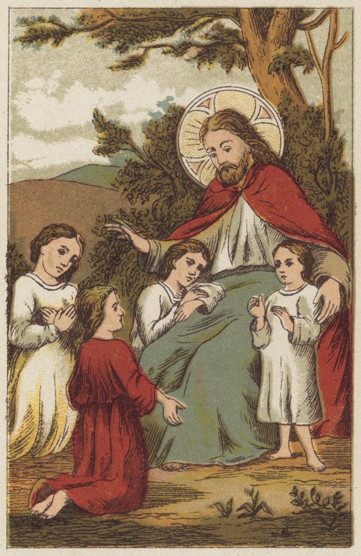 Gesù Cristo e bambini da English School