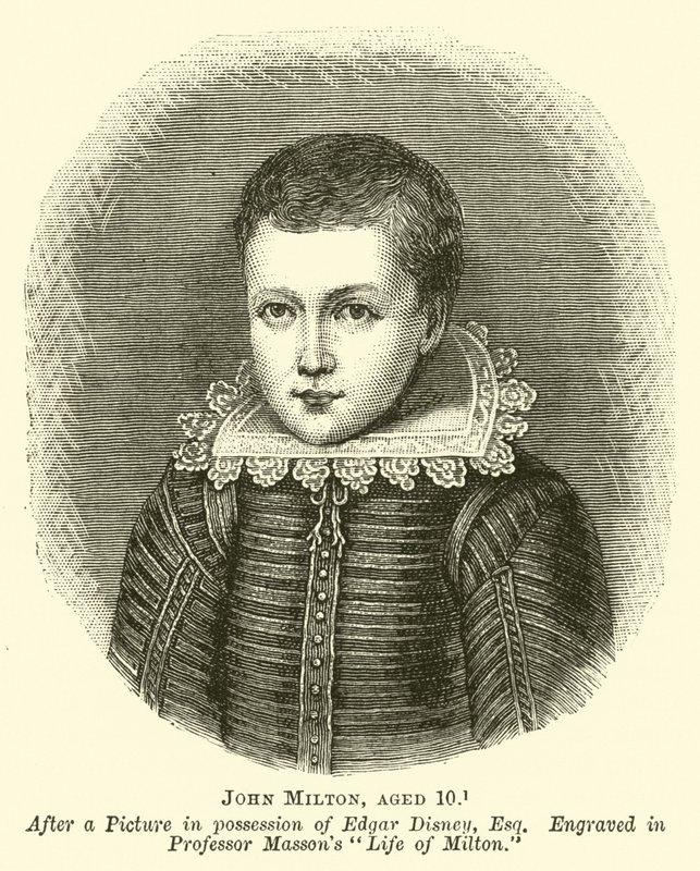 John Milton, età 10 da English School