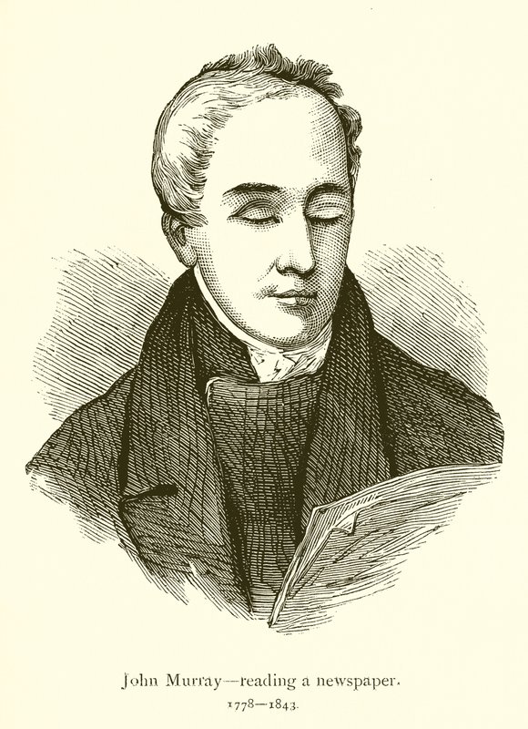 John Murray, che legge un giornale da English School
