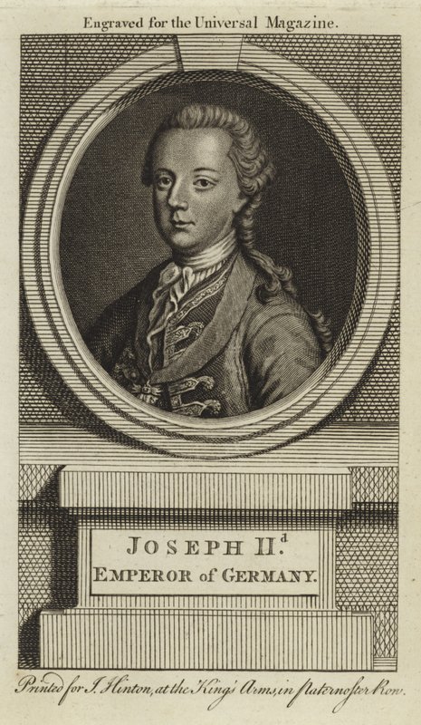 Giuseppe II, Imperatore di Germania da English School