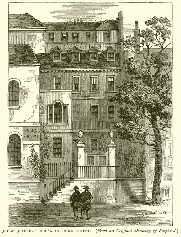 Casa del giudice Jeffreys in Duck Street da English School