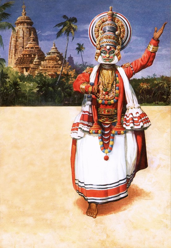 Kathakali, una delle danze più colorate dell