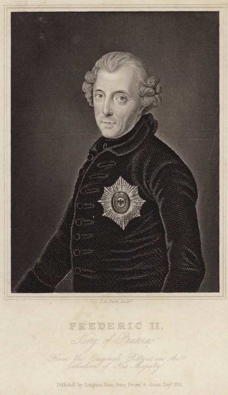 Re Federico II di Prussia da English School