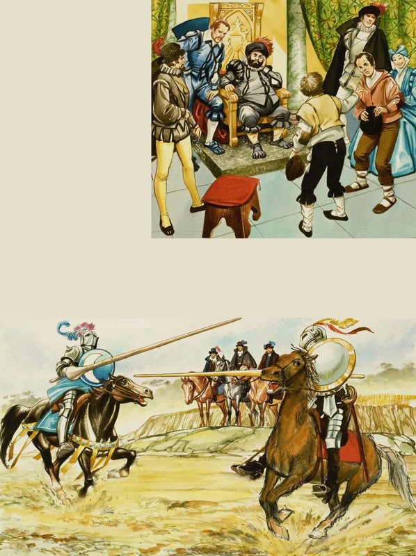 Cavalieri in giostra da English School