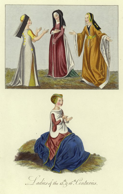 Signore del XV e XVI secolo da English School