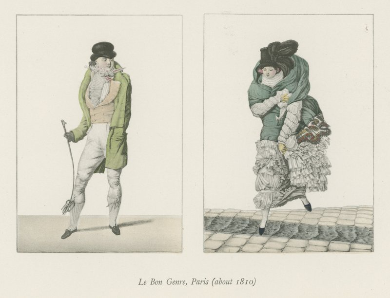 Le Bon Genre, Parigi (circa 1810) da English School